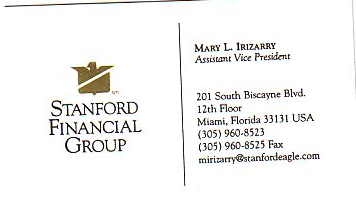 Mary L. Irizarry Business Card